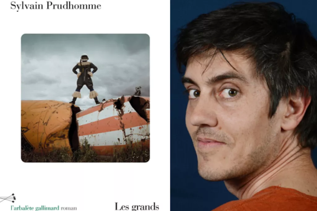 Photo café littéraire Sylvain Prudhomme