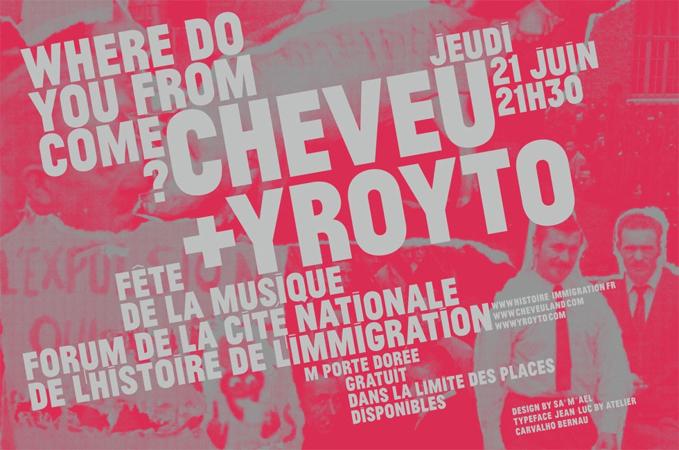Affiche Concert Cheveu + Yroyto