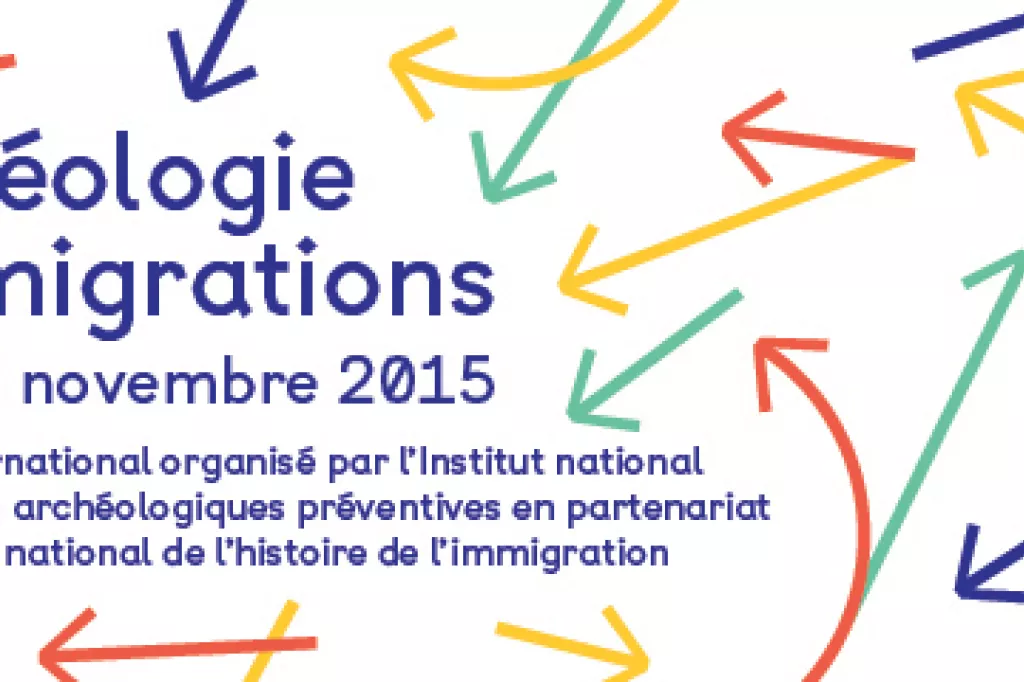 Bandeau du colloque "Archéologie des migrations"
