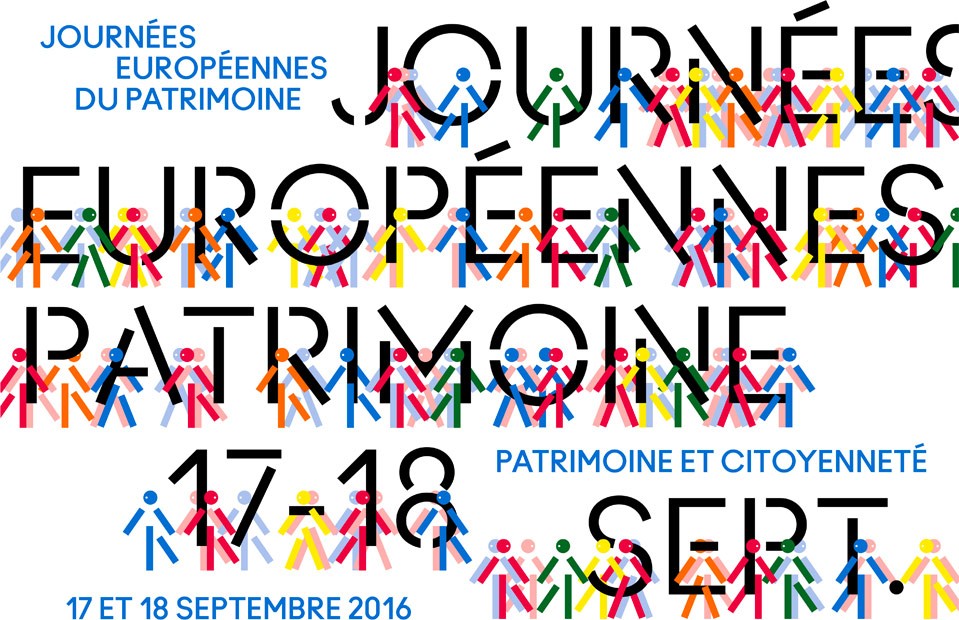 Affiche des Journées européennes du patrimoine 2016