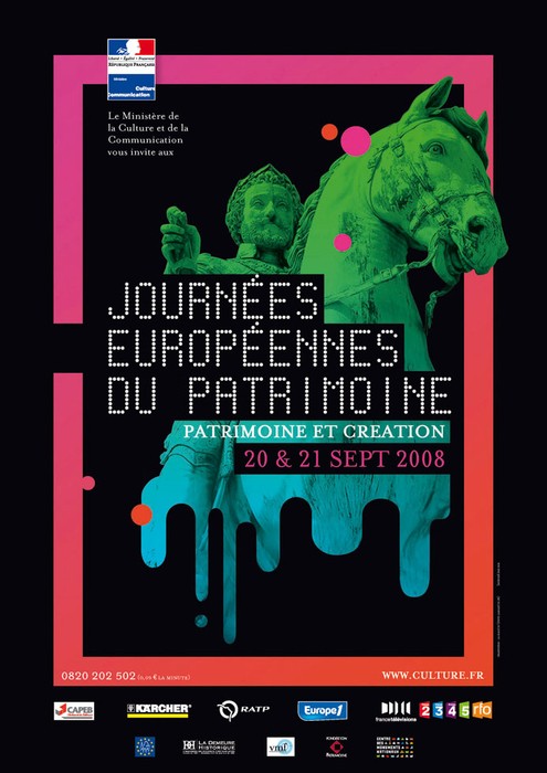 Affiche Journées du patrimoine 2008