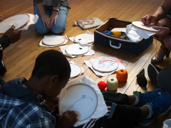 Photo de l'atelier "Poser son baluchon" avec Michèle Obriot