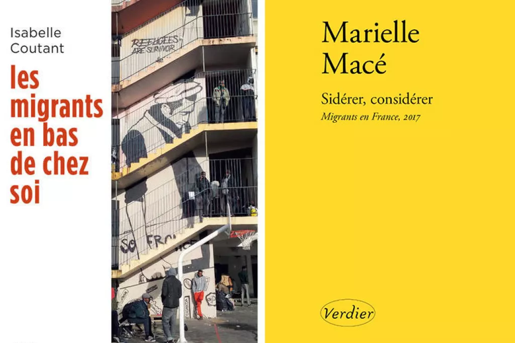 Couverture Marielle Macé, Sidérer, considérer - Isabelle Coutant Les migrants en bas de chez moi