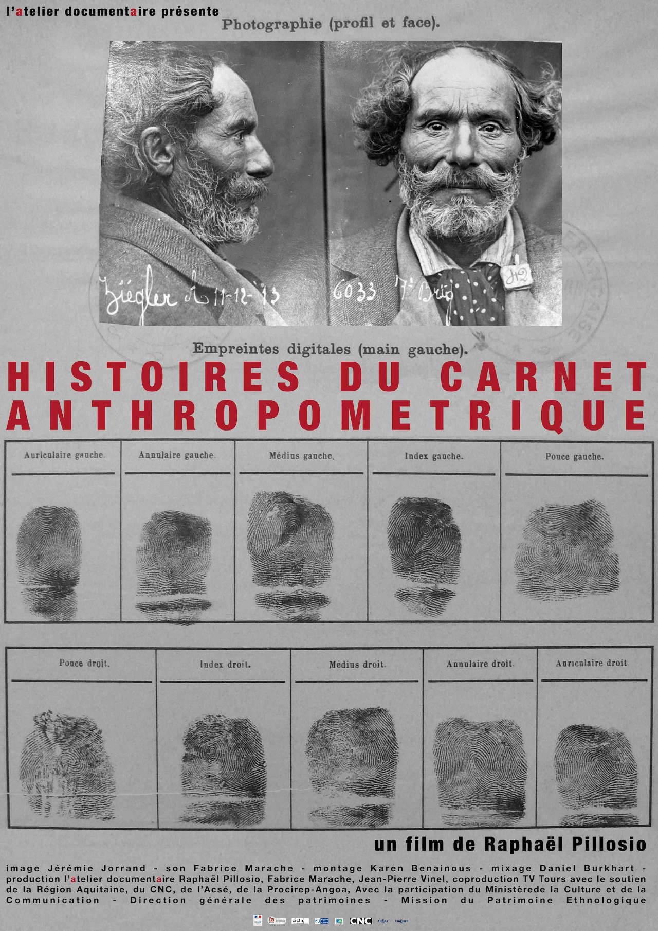 les carnets anthropometriques de Raphael Pillosio 