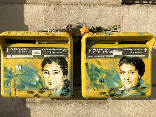 Simone Veil taguée
