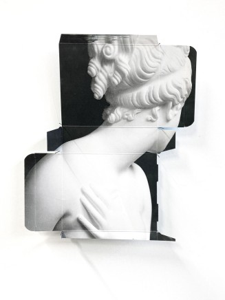 Hélène BELLENGER, Sans titre (venere di gesso) - série « Carta Venere », 2026, impression sur carton. Courtesy de l’artiste 