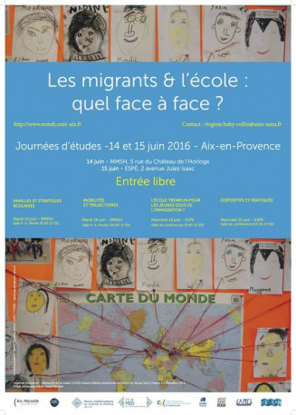 Journées d’études à Aix-en-Provence : " Les migrants & l’école : quel face à face ? "