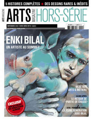 Couverture Hors-série Arts Magazine - Enki Bilal