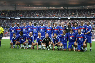 Sélection de l'équipe de France de football pour la Coupe du monde 1998 © Presse sports, photographe : Lablatiniere