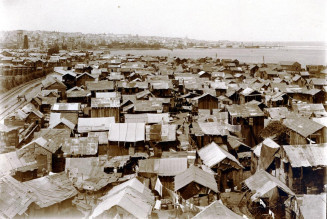 Quartier nord au camp de Mar Mkhayel à Beyrouth, 1924. © Coll. Bibliothèque Orientale-USJ 