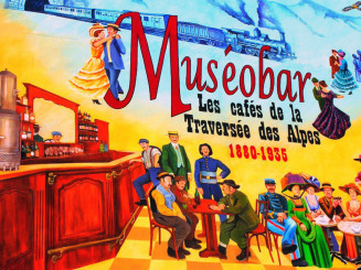 Fresque du musée © Muséobar de Modane 