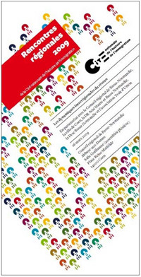 Affiche des rencontres régionales "les dynamiques interrégionales" © Cité Nationale de l'Histoire de l'Immigration