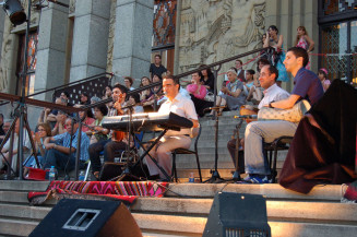 Concert de Saad-Eddine Elandaloussià la Cité. Photo Awatef Chengal © Cité nationale de l'histoire de l'immigration