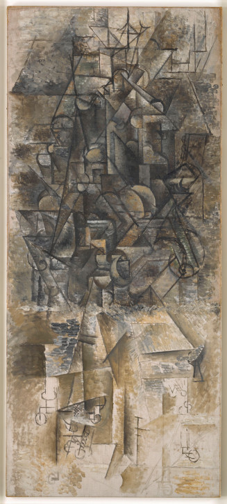 Picasso, Un Homme à la mandoline. Automne 1911