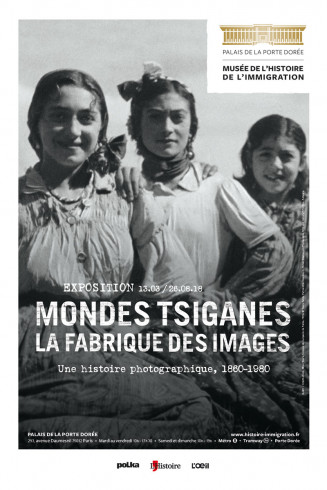 Affiche exposition Mondes tsiganes
