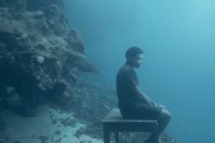 Nick Brandt, "Petero by Cliff, Fiji", 2023