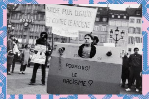 Amadou Gaye, La marche pour l'égalité et contre le racisme, Strasbourg novembre 1983 