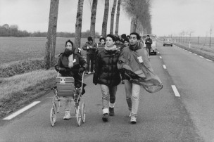 La marche pour l’égalité traverse la France, 1983 © Alain Bizos / Agence VU