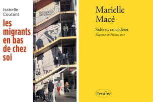 Couverture Marielle Macé, Sidérer, considérer - Isabelle Coutant Les migrants en bas de chez moi