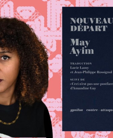Portrait de Diaty Diallo et couverture du livre "Nouveau départ"