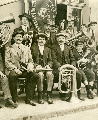 Groupe de musiciens italiens