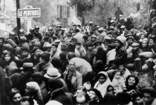 David Seymour, La Retirada. Le Perthus, à la frontière franco-espagnole, février 1939 © Musée national de l'histoire et des cultures de l'immigration