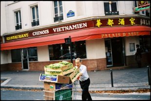 Restaurant chinois à Paris, 13eme arrondissement, Paris, France. Octobre 2003 © Mat Jacob/Tendance Floue