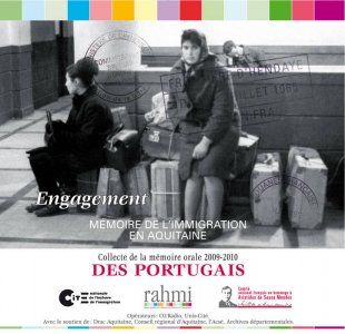 Couverture du CD sur les migrants portugais