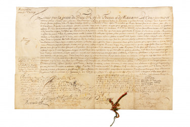 Louis XIV et  Jean-Baptiste Colbert, Lettre de naturalité de Jean-Dominique Cassini