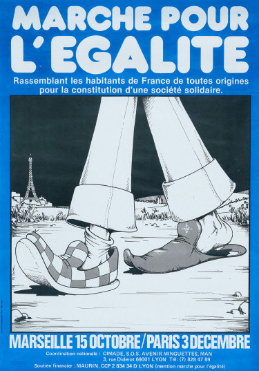 Affiche de la Marche pour l'égalité de 1983