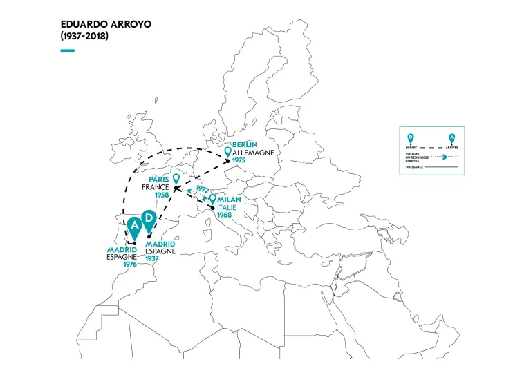 Cartographie migratoire de E. Arroyo