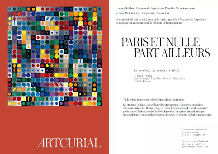 paris et nulle part ailleurs conférence artcurial 