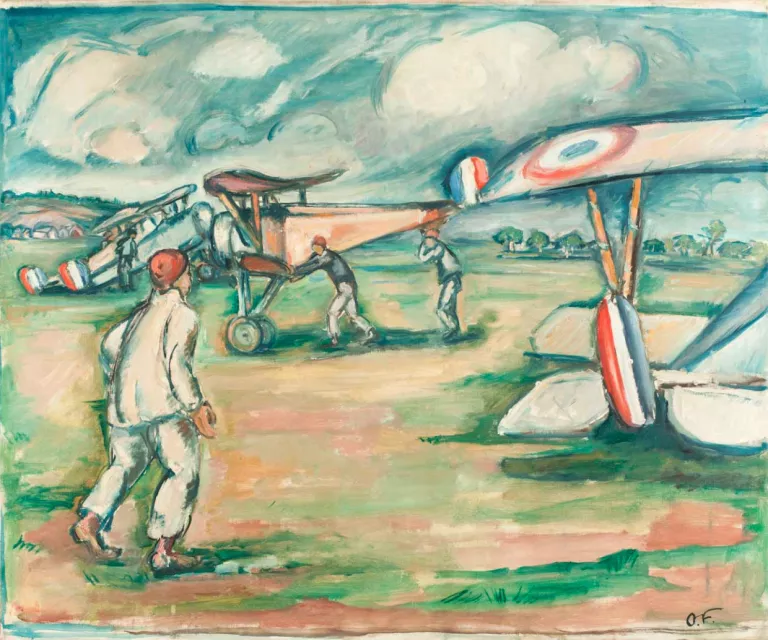 Othon Friesz, Annamites dans un camp d'aviation