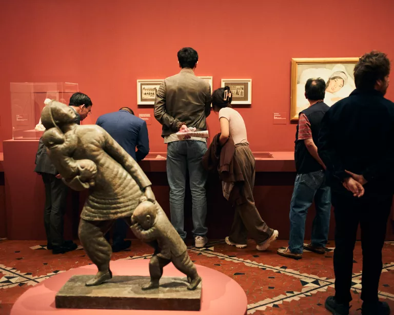 Salle de l'exposition Immigrations est et sud-est asiatiques depuis 1860
