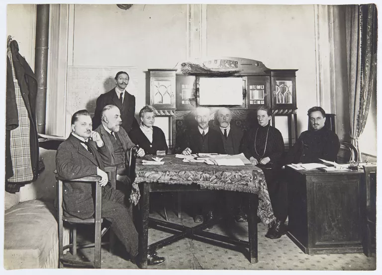 séance du comité directeur de l'American Commitee for the Education of Russian Youth in Exil