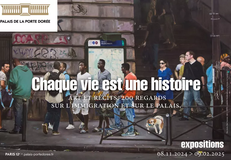 Affiche de l'exposition Chaque vie est une histoire