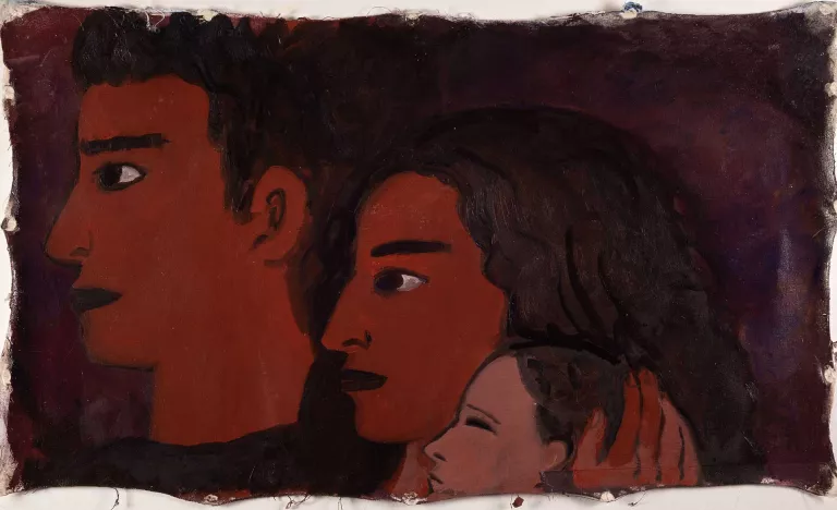 Florence Miailhe, Alfred Nakache, sa femme Paule et leur fille - "Papillon" (série), 2024