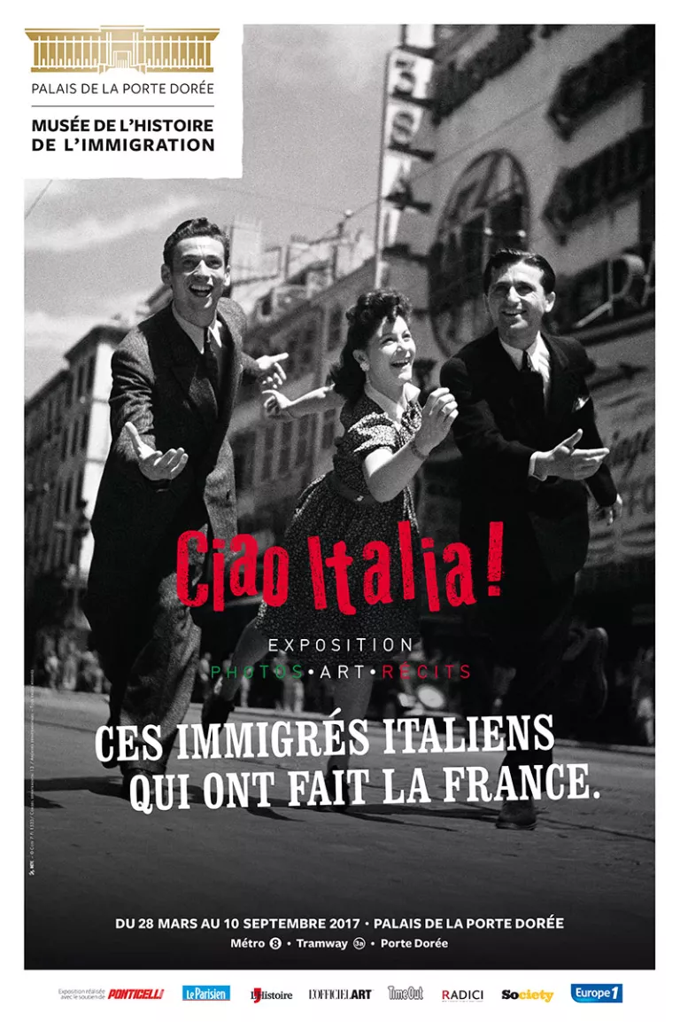 Affiche exposition Ciao Italia