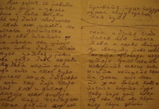 Durdija Vasic, archive. Une lettre de son père (début des années 80) lui conseillant de construire sa maison « partout où elle sera ».
