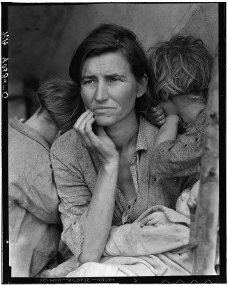Dorothea Lange, "Migrant Mother", 1936 ©Library of Congress Prints and Photographs Division Washington, D.C. USA