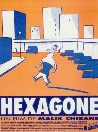 Affiche du film Hexagone, de Malik Chibane, 1994 