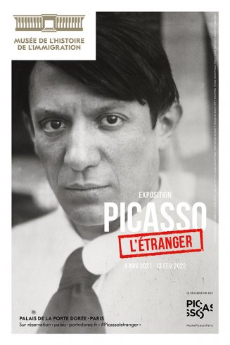 affiche de l'exposition Picasso l'étranger