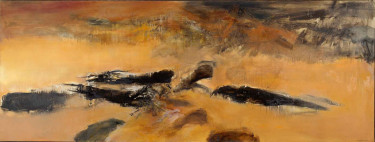 Tableau de Zao Wou-Ki, 10.03.72 En mémoire de May, 1972
