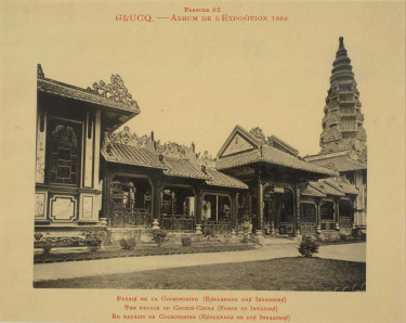 phototypie ,Palais de la Cochinchine, Exposition universelle de 1889
