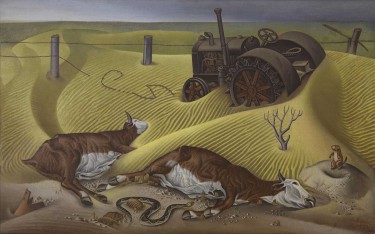 Alexandre Hogue, "Les rescapés de la sécheresse", 1936. 