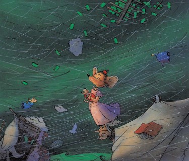 "La Tempête", 1995 - Histoire de Florence Seyvos et illustrations de Claude-Ponti