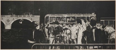 Extrait du triptyque des sœurs Chevalme intitulé 17.10.61