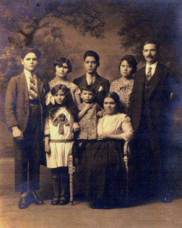 Photographie de la famille de Maria Aguado-Magaz en Espagne 