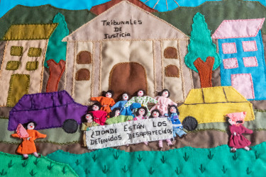Le don de Cristina Diaz Vergara : une arpillera
