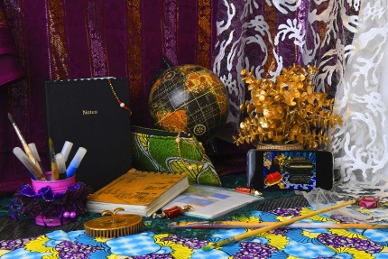 Illustration du projet photographique avec l'artiste Maya Inès Touam 